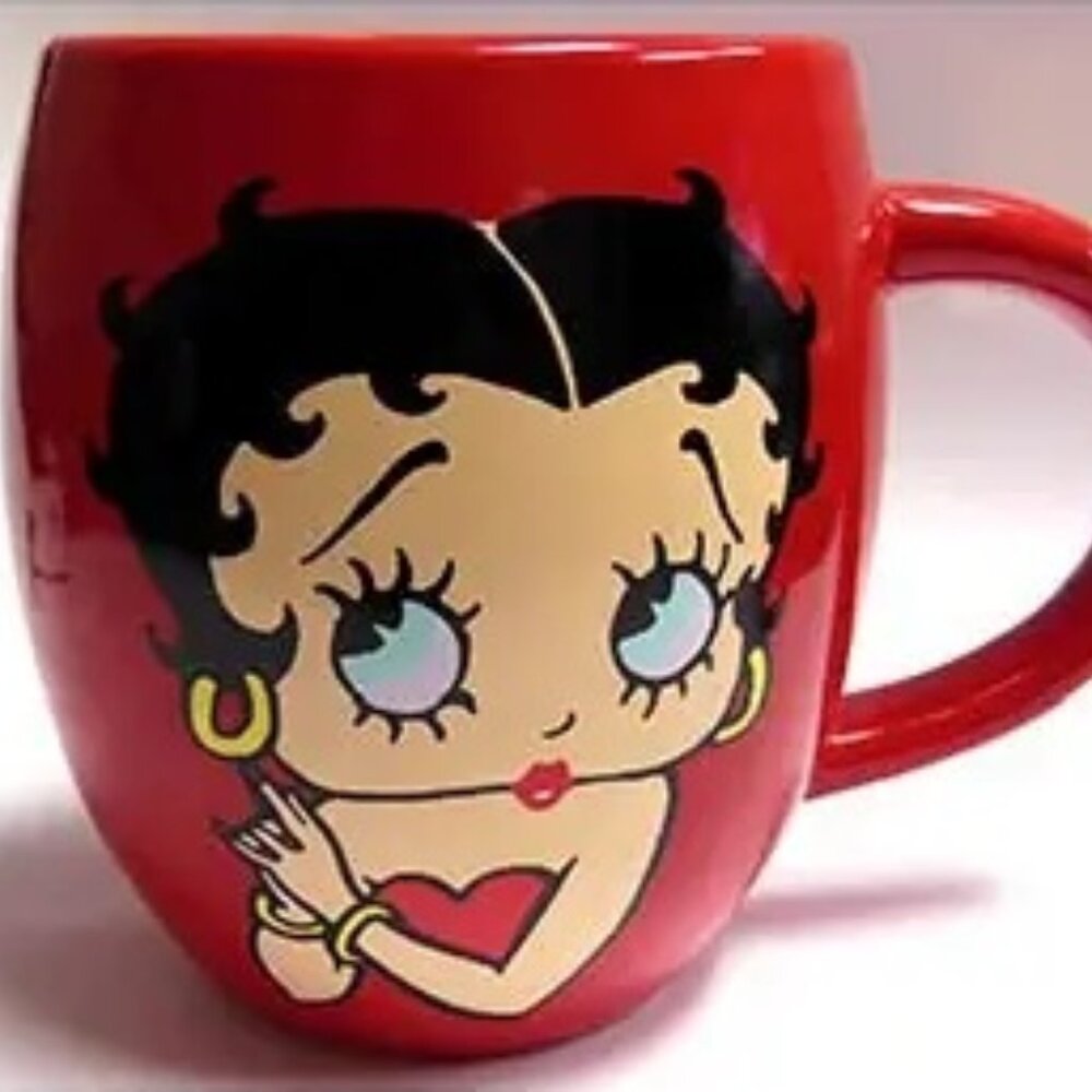Betty Boop 16 oz Red Ceramic Coffee Mug